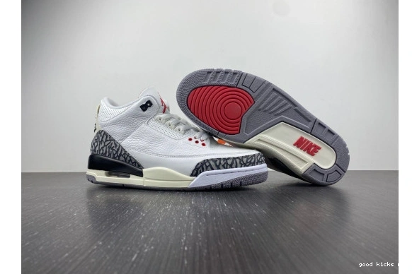 DN3707-100 Cement DN3707-100 Reimagined White Retro Jordan 3 0331